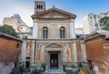 Main entrance of the church Santa Pudenziana, Rome, Italy Royalty Free Stock Photo